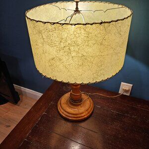 Vintage Mid Century Modern MCM Fiberglass Lamp Shade